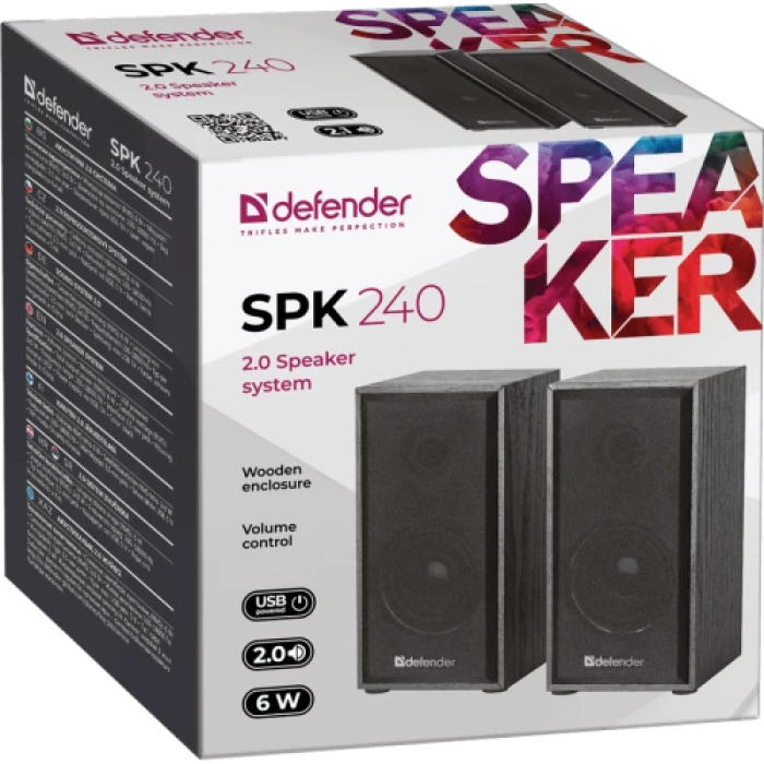 Компактні комп’ютерні колонки Defender SPK 240 6 Вт