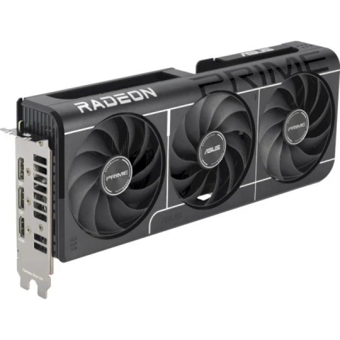 Відеокарта Radeon RX 9060 XT, Asus, PRIME OC, 16Gb GDDR6, 128-bit, HDMI/2xDP, 3330/20000 MHz, 8-pin (PRIME-RX9060XT-O16G)
