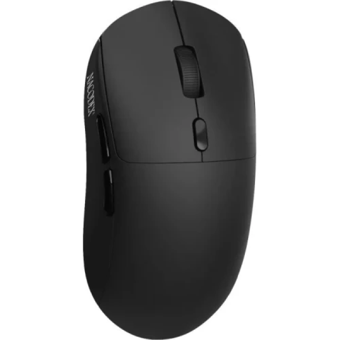Миша бездротова  Ajazz NJ07 Combo, Black, Bluetooth / 2.4GHz / Type-C, оптична (сенсор PixArt PAW3311), до 24000 dpi, перемикачі Huano, 6 кнопок, 300 mAh, радіус дії до 10 м (NJ07-MC-B)
