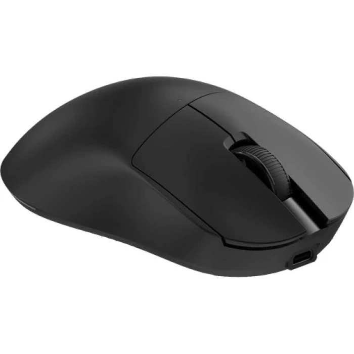 Миша бездротова  Ajazz NJ08 Combo, Black, Bluetooth / 2.4GHz / Type-C, оптична (сенсор PixArt PAW3311), до 24000 dpi, перемикачі Huano, 6 кнопок, 300 mAh, радіус дії до 10 м (NJ08-MC-B)