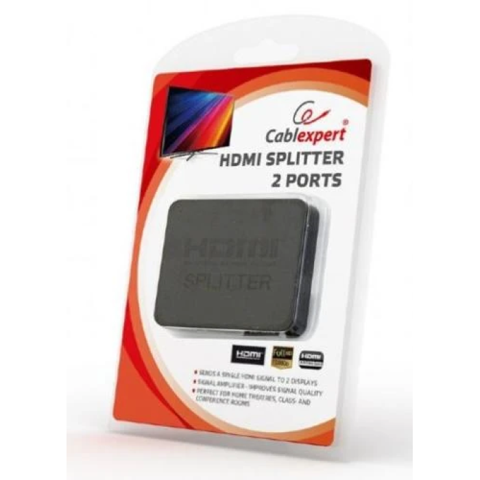 Розгалужувач HDMI Cablexpert DSP-2PH4-03 на 2 порти
