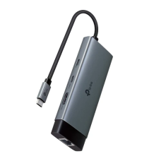 Хаб USB (концентратор) TP-Link UH6120C 6-в-1, сірий