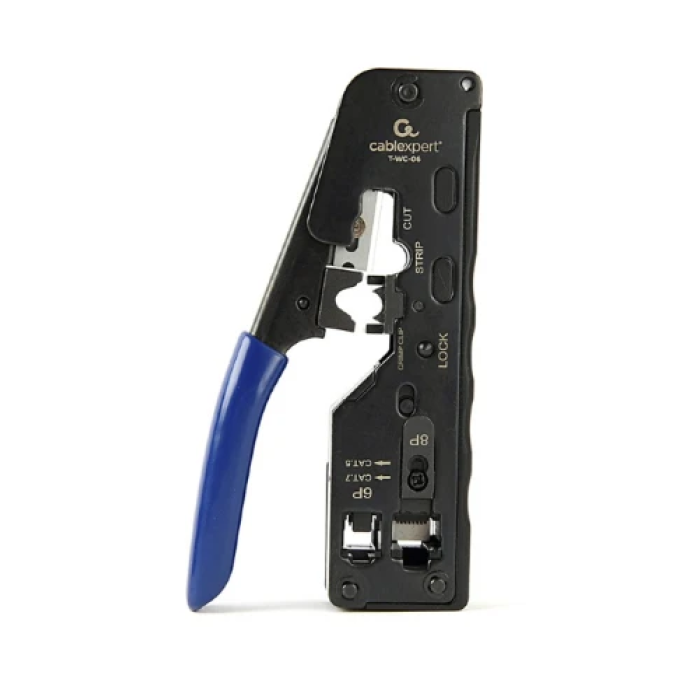 Кліщі-кримпер Cablexpert T-WC-06 для RJ45, RJ12 і RJ11