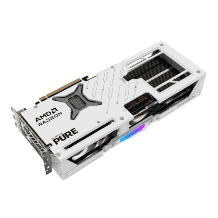 Відеокарта Sapphire Radeon RX 9070 PURE White Edition 16 ГБ
