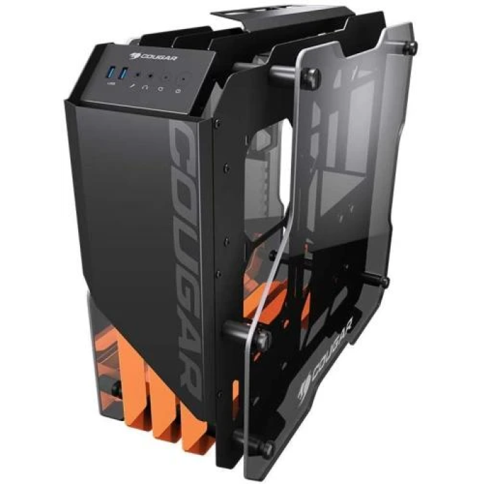 Корпус Cougar Blazer Essence Black/Orange, Middle Tower, ATX / Micro ATX / Mini ITX, 2xUSB 3.0, 528x236x472 мм