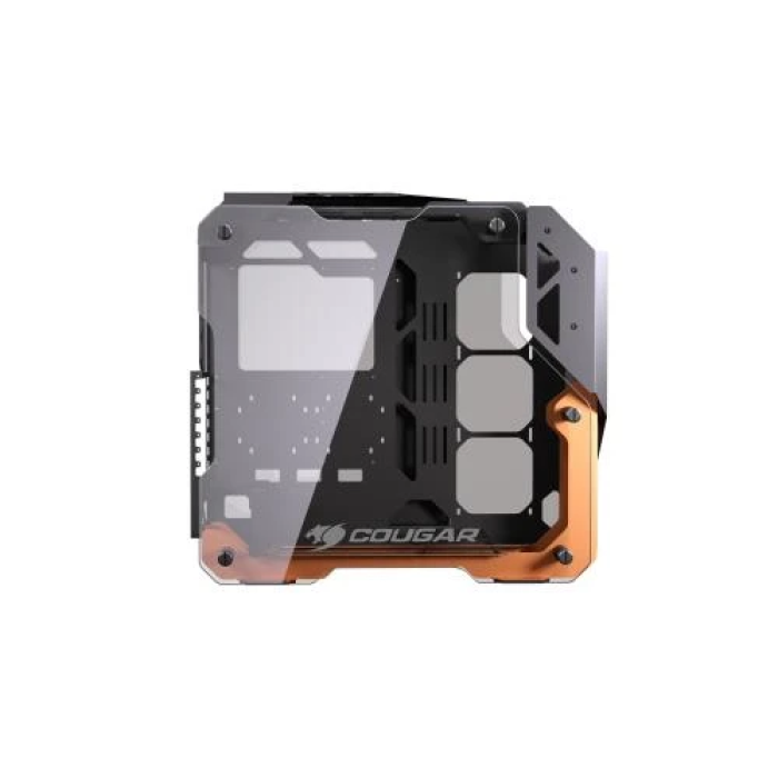 Корпус Cougar Blazer Black/Orange, без БЖ, Mid Tower, для ATX/Micro ATX / Mini ITX / CEB, 2xUSB 3.0, бічна панель із загартованого скла 5 мм, 560x226x535 мм