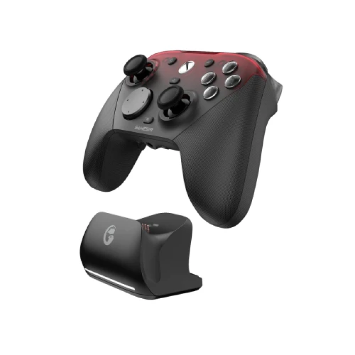 Геймпад GameSir G7 Pro, Shadow Ember, бездротовий (Bluetooth / USB 2.4GHz / Type-C), для ПК / XBOX Series X|S|One / Android / Steam, 16 кнопок / 2 аналогові стіки / D-Pad, вібрація, 3.5 мм, акумулятор 1200 mAh