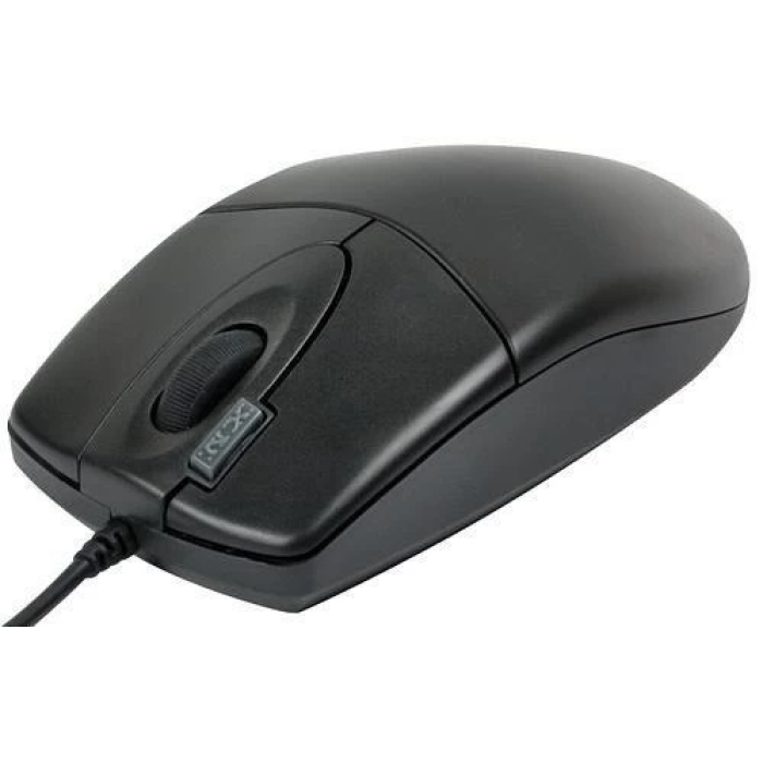 Миша A4Tech OP-620D, Black, USB, оптична, 1200 dpi, 4 кнопки, 4D пилезахисне колесо, 1.5 м