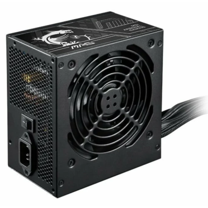 Блок живлення 650 Вт, MSI MAG A650BN PCIE5 II, Black, 80+ Bronze, Active PFC, 12 см, 2xMolex / 3xSATA / 1x16-pin (300 Вт) / 2x6+2-pin / 2x4+4-pin / 1x20+4-pin, захист OVP/OCP/SCP/OPP/UVP
