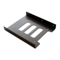 Фрейм-перехідник (адаптер) Maiwo K4 1×2.5" HDD/SSD у 3.5" відсік, чорний