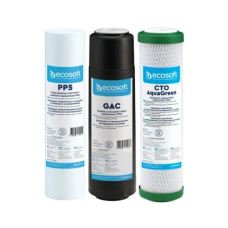 Комплект картриджів (набір для фільтра) Ecosoft CHV3ECOAGR триступеневий