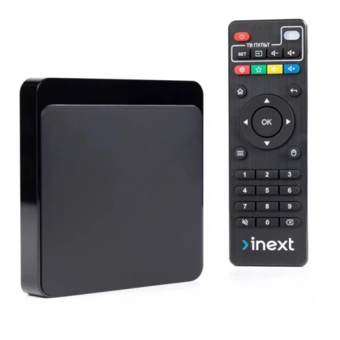 ТВ-приставка Inext TV5 Ultra з Android 10 і 16 ГБ пам’яті