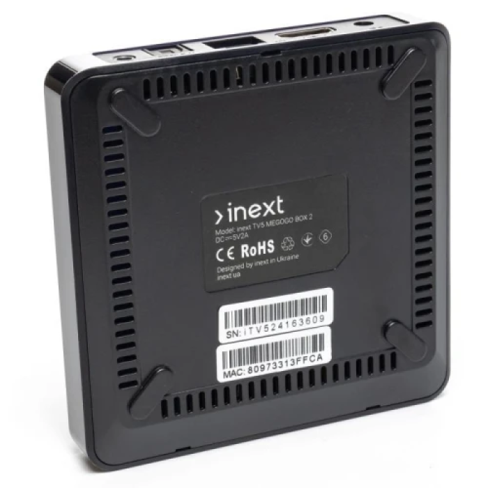 ТВ-приставка Inext TV5 MEGOGO BOX 2 з пам’яттю 16 ГБ