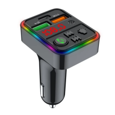 FM-трансмітер (автомобільний модулятор) Havit HV-FM821BT Bluetooth 5.3, 2 USB