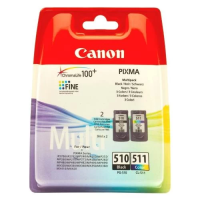 Комплект картриджів Canon PG-510 + CL-511, 9 мл + 9 мл (2970B010)