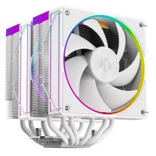 Кулер для процесора ID-Cooling FROZN A620 ARGB White, 2x120 мм, 6 теплових трубок, алюміній/мідь, Intel: 1700, 1200, 115x, AMD: AM4/AM5, 500±200 ~ 2000±10% об/мин, 27.2dB(A) Max, 157х120х142 мм, 4-pin PWM ARGB, до 270 Вт