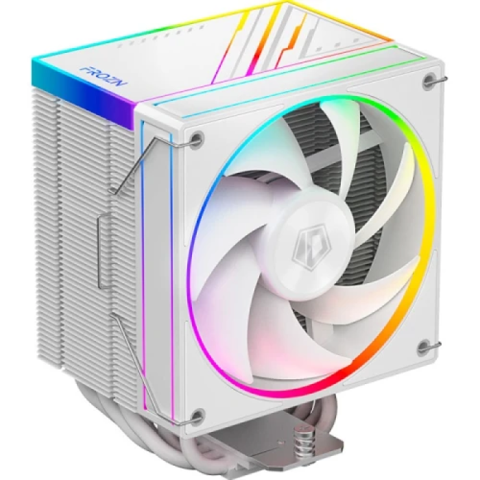 Кулер для процесора ID-Cooling FROZN A610 ARGB White, 120 мм, 6 теплових трубок, алюміній/мідь, Intel: 1851, 1700, 1200, 115x; AMD: AM4/AM5, 500±200 ~ 2000±10% об/хв, 29.85dB(A) Max, 154х94х120 мм, 4-pin PWM, до 250 Вт