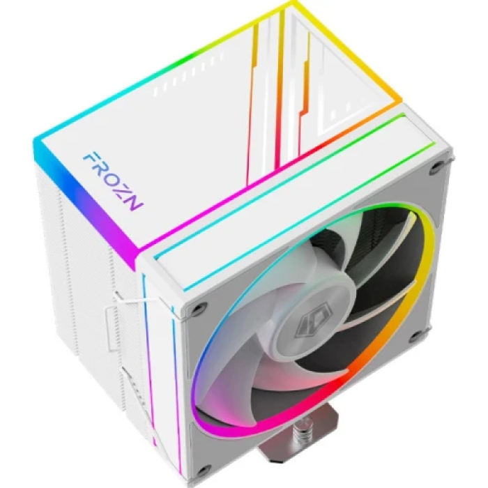 Кулер для процесора ID-Cooling FROZN A610 ARGB White, 120 мм, 6 теплових трубок, алюміній/мідь, Intel: 1851, 1700, 1200, 115x; AMD: AM4/AM5, 500±200 ~ 2000±10% об/хв, 29.85dB(A) Max, 154х94х120 мм, 4-pin PWM, до 250 Вт