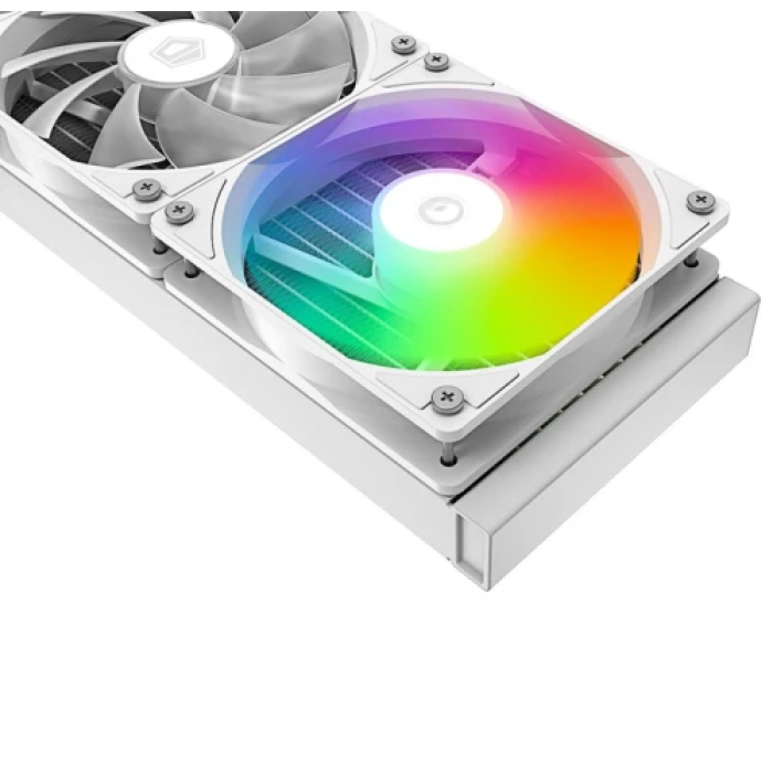Система рідинного охолодження ID-Cooling Space LCD SL360 XE White, 3х120мм ARGB fans, 4pin PWM, Intel LGA2066/2011/1851/1700/1200/115x; AMD AM5/AM4, до 350Вт TDP, LCD-дисплей 2,1"