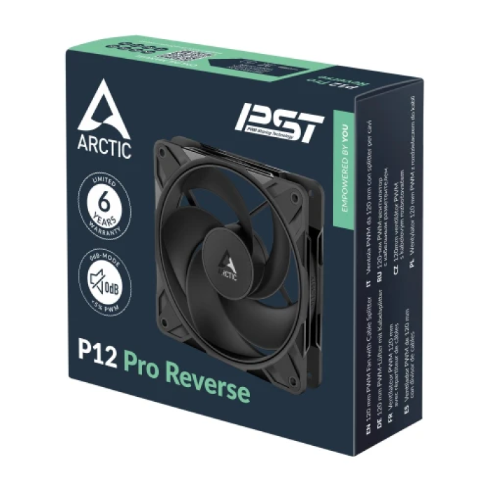 Вентилятор Arctic P12 Pro Reverse для корпусу, 120 мм