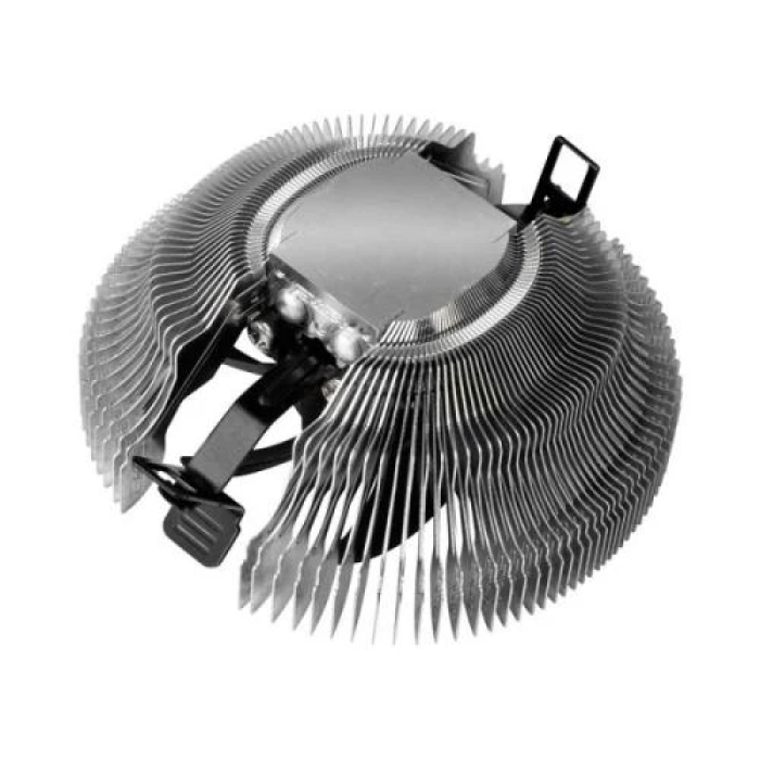 Кулер для процесора PcCooler E80, алюминий, 1x75 мм, для Intel 1200/115x, AMD AMx/FMx, до 65 Вт