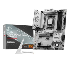 Материнська плата AM5 MSI B850 GAMING PLUS WIFI6E, B850, 4xDDR5, Int.Video (CPU), 4xSATA3, 2xM.2, 2xPCI-E 4.0 x16, 1xPCI-E 3.0 x1, ALC897, Realtek 8125D 2.5G, WiFi 6E, Bluetooth 5.3, 11xUSB 3.2 / 4xUSB 2.0, HDMI/DP, ATX