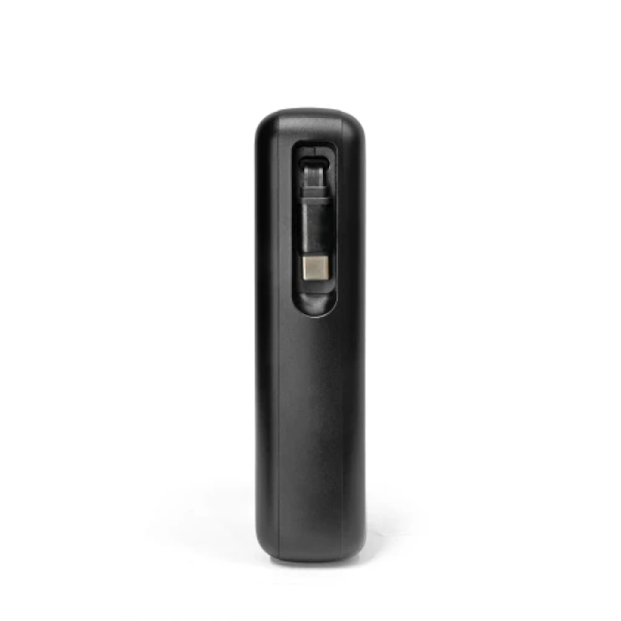 Універсальна мобільна батарея 20000 mAh, Titanum WCS20, Black, 45 Вт, 1xType-C (PD3.0) / 1xUSB (PD3.0), вбуд. кабель Type-C, цифровий LED дисплей (TPB-WCS20-B)