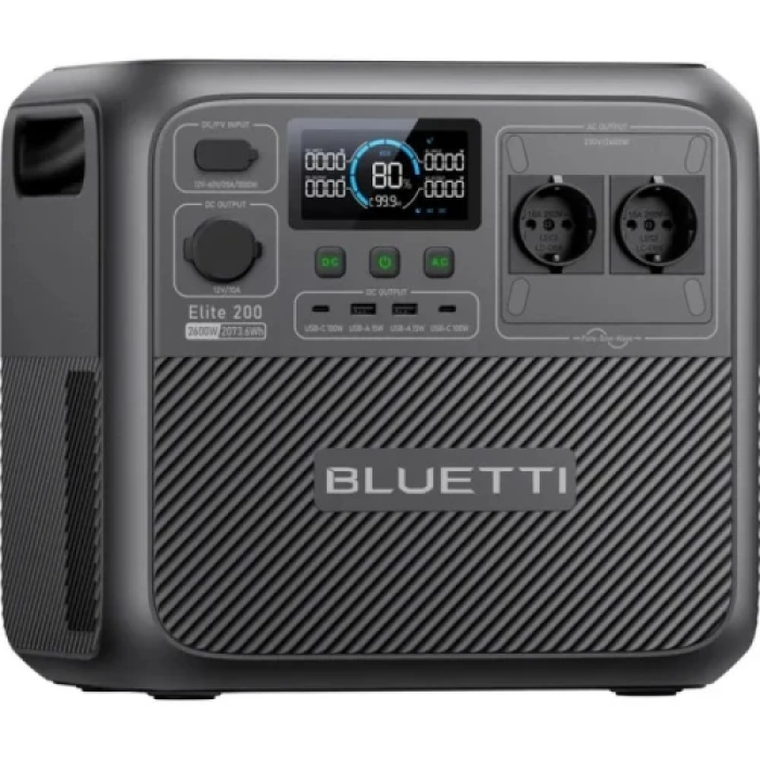Зарядна станція BLUETTI Elite 200 V2 для резервного живлення