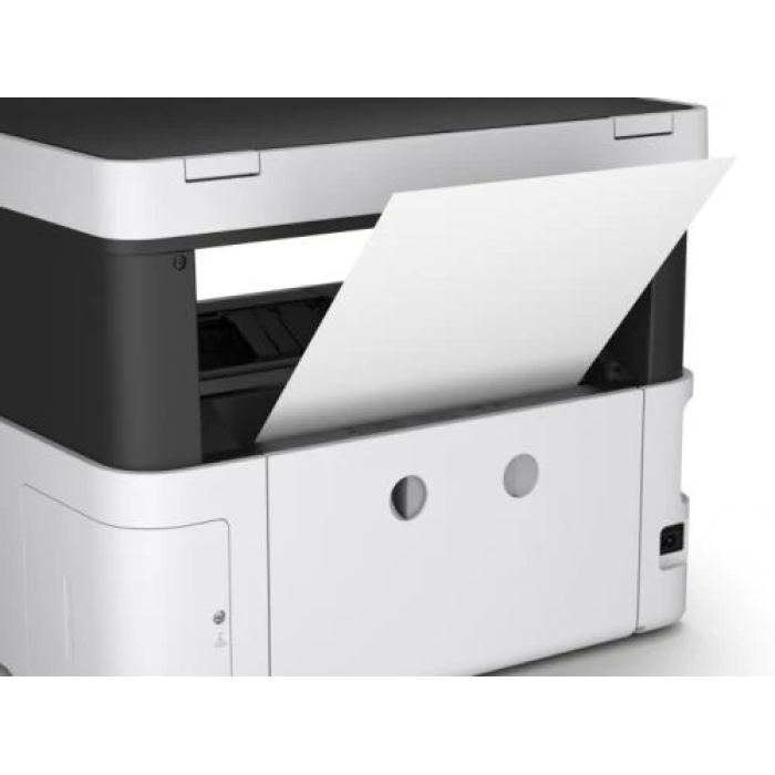 БФП струменевий ч/б A4 Epson M2140, Black, 2400х1200 dpi, дуплекс, до 39 стор/хв, РК-екран 3.7 см, USB, вбудоване СБПЧ, два контейнери з чорнилом по 120 мл, чорнило Epson 110 (C11CG27405)