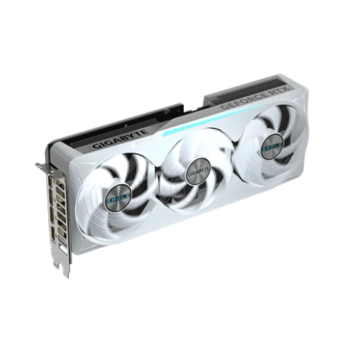 Відеокарта GeForce RTX 5070 Ti, Gigabyte, EAGLE OC ICE SFF (White Edition), 16Gb GDDR7, 256-bit, HDMI/3xDP, 2542/28000 MHz, 16-pin (GV-N507TEAGLEOC ICE-16GD)
