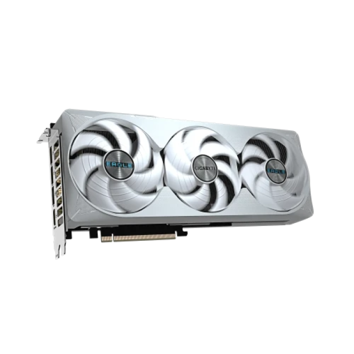 Відеокарта GeForce RTX 5070 Ti, Gigabyte, EAGLE OC ICE SFF (White Edition), 16Gb GDDR7, 256-bit, HDMI/3xDP, 2542/28000 MHz, 16-pin (GV-N507TEAGLEOC ICE-16GD)