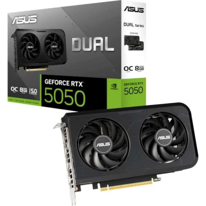 Відеокарта Asus Dual GeForce RTX 5050 з пам’яттю 8 ГБ
