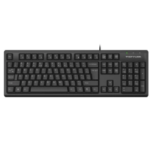 Клавіатура A4Tech FKS12 "Fstyler", Black, USB, 12 мультимедійних кнопок, захист від бризок, структура кнопок Natural_A Shape, 1.5 м