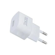 Мережевий зарядний пристрій Tecro, White, 1xUSB, 1A, (TR-CHG01-WT)