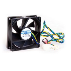 Вентилятор 80 мм Chieftec Thermal Killer, Black, 80x80x25 мм, 950-3000 об/хв, 33-38 дБ, 4-pin (PWM) / Molex, шарикопідшипник (AF-0825PWM)
