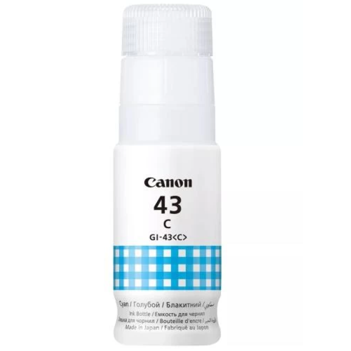 Чорнило Canon GI-43, Cyan, G540/G640, 60 мл (4672C001)