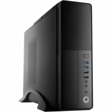 Корпус GameMax ST612-2U3-TYC Black, 300 Вт, Desktop, Micro ATX / Mini ITX, 2хUSB 3.0, 2хUSB 2.0, 1x80 мм, Type-C, 365x99x295 мм, 0.5 мм