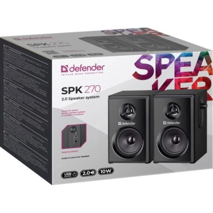 Комп'ютерні колонки Defender SPK-270 2х5 Вт