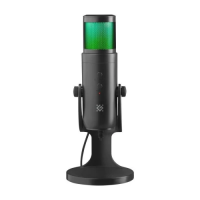 Мікрофон Defender Galactar GMC 250, Black, USB, RGB-підсвічування, кабель 1.5 м (64625)