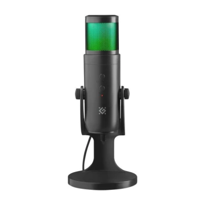 Мікрофон Defender Galactar GMC 250, Black, USB, RGB-підсвічування, кабель 1.5 м (64625)
