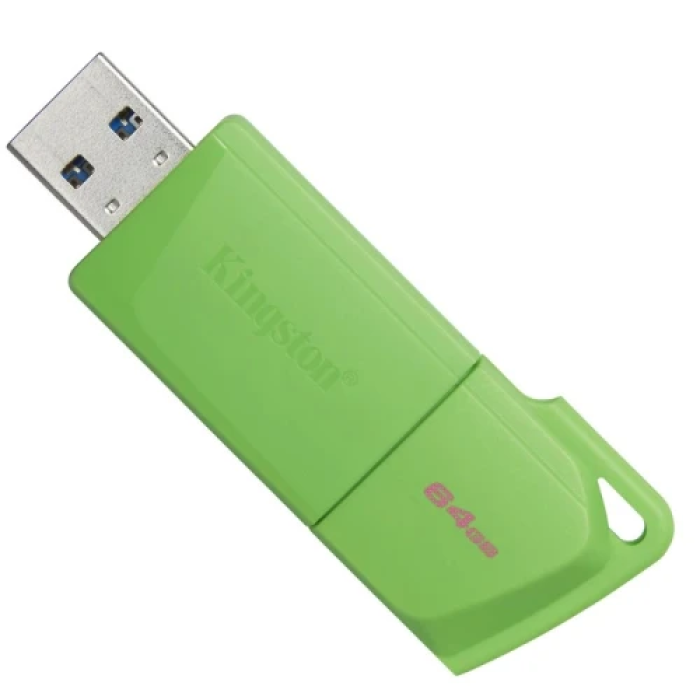 Флеш накопичувач USB 64Gb Kingston DataTraveler Exodia M, Green, USB 3.2 Gen 1 (KC-U2L64-7LG)