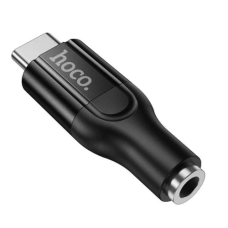 Перехідник звуковий, Type-C (M) - 3.5 мм (F), Black, Hoco UPA35