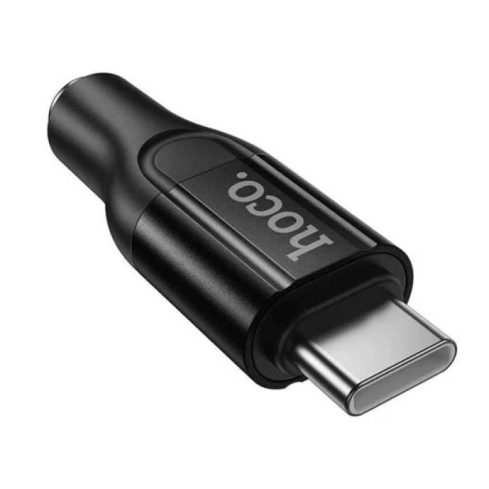 Перехідник звуковий, Type-C (M) - 3.5 мм (F), Black, Hoco UPA35