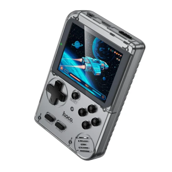 Портативна ігрова приставка Hoco GA40 "Brilliant", Grey, 400 ігор NES (Dendy), 2.8" (320x240, TFT), 250 mAh