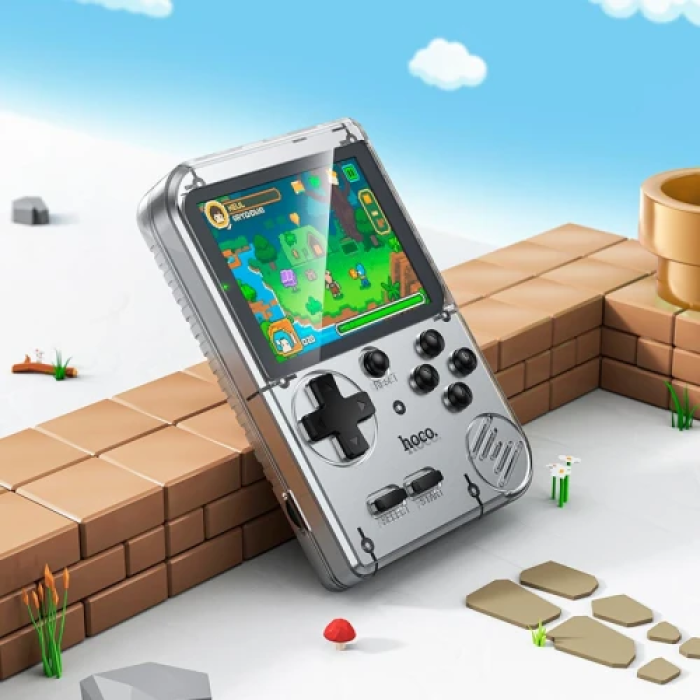 Портативна ігрова приставка Hoco GA40 "Brilliant", Grey, 400 ігор NES (Dendy), 2.8" (320x240, TFT), 250 mAh