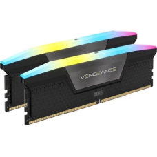 Пам'ять 16Gb x 2 (32Gb Kit) DDR5, 6000 MHz, Corsair Vengeance RGB, Black, 36-44-44-96, 1.4V, з радіатором (CMH32GX5M2E6000C36)
