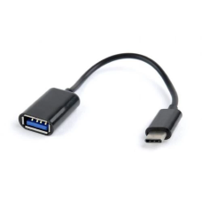 Кабель USB AF - Type-C, 20 см, Black, Cablexpert (AB-OTG-CMAF2-01)