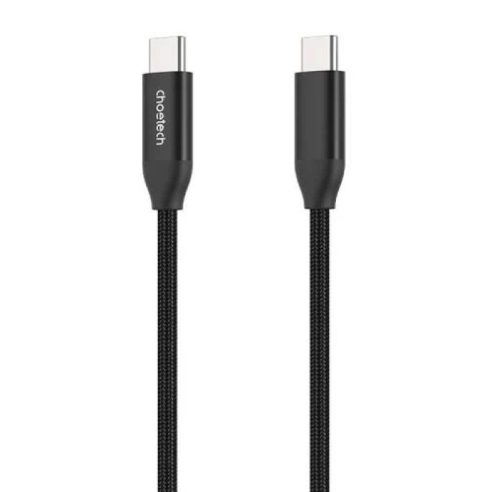 Кабель Type-C - Type-C, 1.2 м, Black, Choetech, 240 Вт, 5A (XCC-1035-BK)