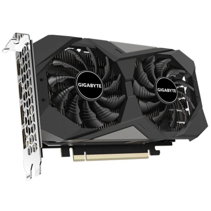 Відеокарта GeForce RTX 3050, Gigabyte, WINDFORCE OC V2, 6Gb GDDR6, 96-bit, 2xHDMI/2xDP, 1477/14000 MHz (GV-N3050WF2OCV2-6GD)