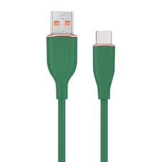 Кабель USB AM - Type-C, 1.5 м, Green, Cablexpert, 2.1A (CC-USB2S-AMCM-1.5M-G)